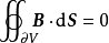 磁场的高斯定理内容是什么?