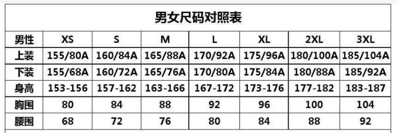 170 92a 对应尺码是多少?