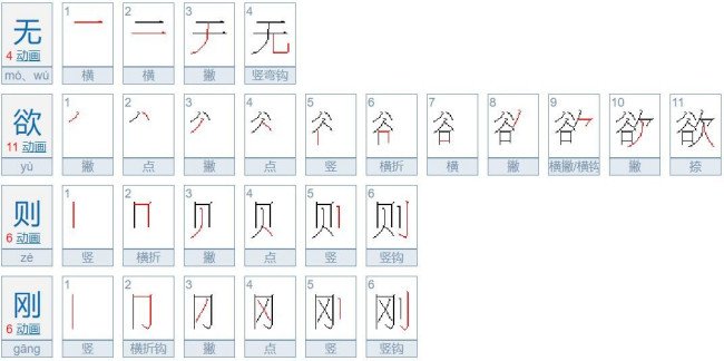 无欲则刚是什么意思