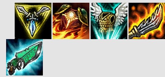 LOL武器大师跟别人solo怎么出装,使用技巧。。。