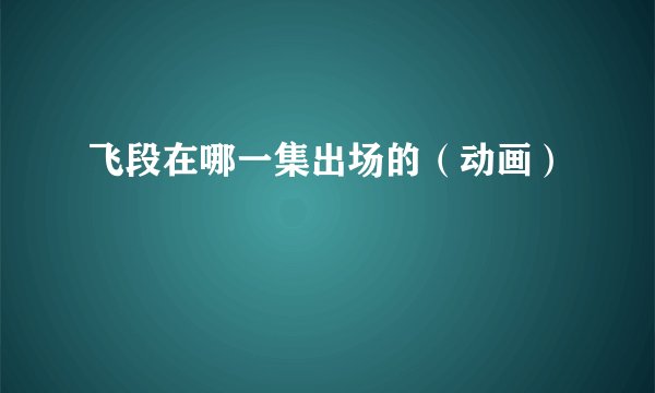 飞段在哪一集出场的（动画）