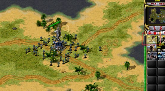 红警2里如何空投建筑物?