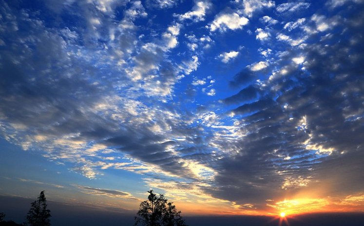 云开雾散云雾缭绕造句