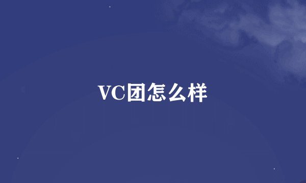 VC团怎么样