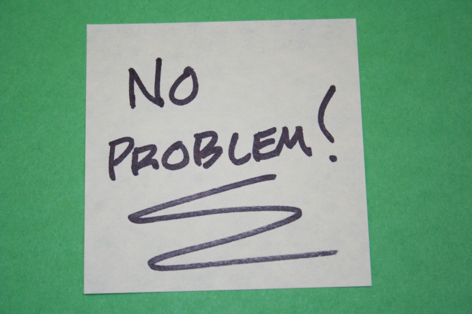 没问题用英语怎么说?