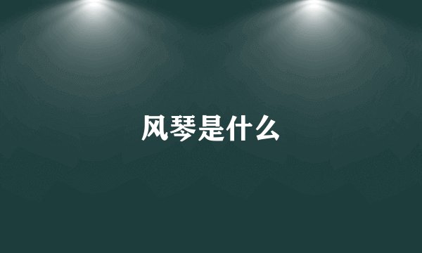 风琴是什么
