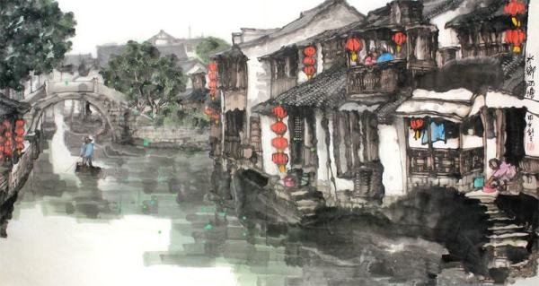 你在桥上看风景全诗意思是什么？