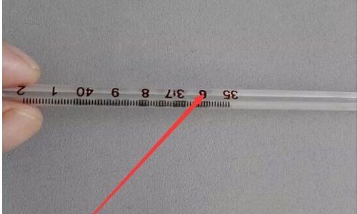 水银体温度计图解，怎么看