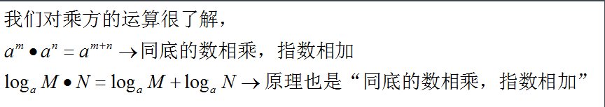对数函数运算法则
