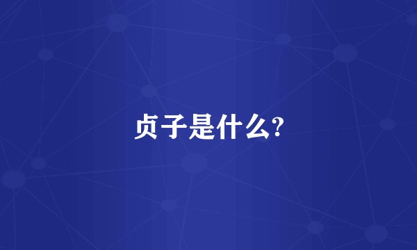 贞子是什么?