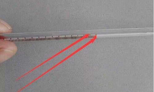 水银体温度计图解，怎么看