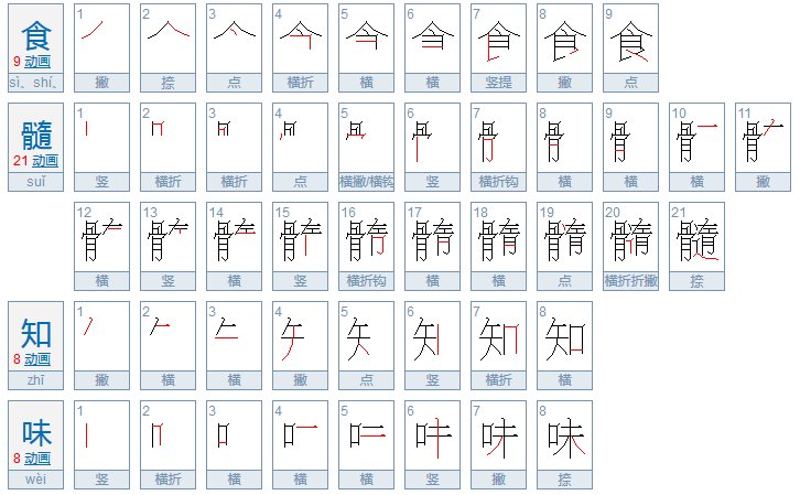 食髓知味是什么意思，出自何处
