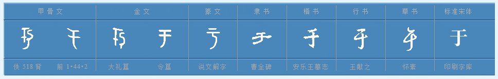 于字的部首是什么部首