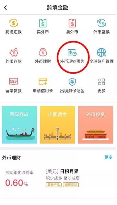 中国银行外汇如何兑换现金
