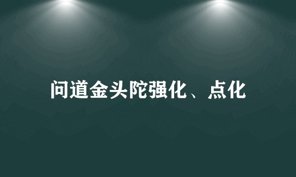 问道金头陀强化、点化
