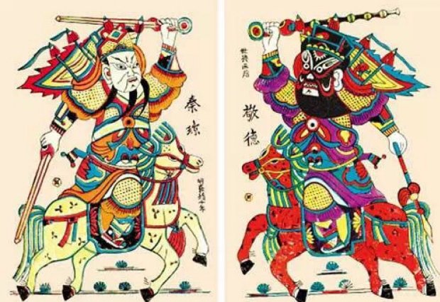 门神为什么是秦叔宝和尉迟恭？？怎么由来的？？