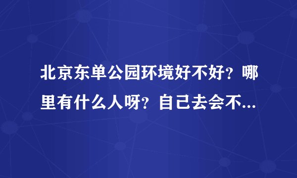 北京东单公园环境好不好？哪里有什么人呀？自己去会不会很不安全？