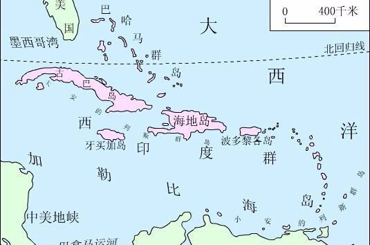 西印度群岛位于哪里？