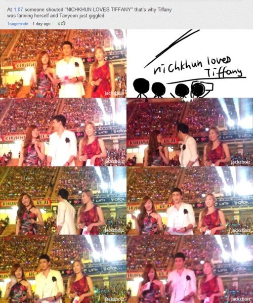 求少女时代tiffany和尼坤同台的照片？