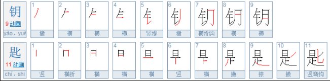 汤匙和钥匙的读音是什么？