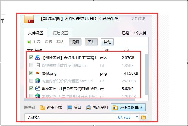 怎么用迅雷下载BT文件（扩展名为.torrent的文件）