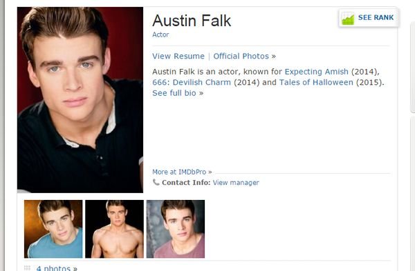 austin falk演员破产姐妹第四季里的小鲜肉