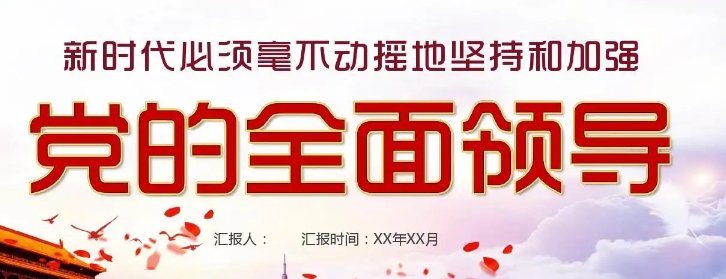 党的领导的最高原则