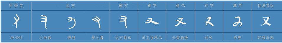 “又”字能组成哪些词？