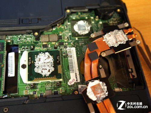 惠普6535S 笔记本 CPU 温度过高问题。