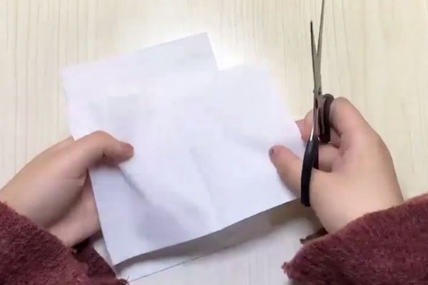 怎么折扫墓时用的小白花？