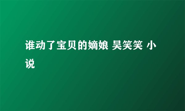 谁动了宝贝的嫡娘 吴笑笑 小说