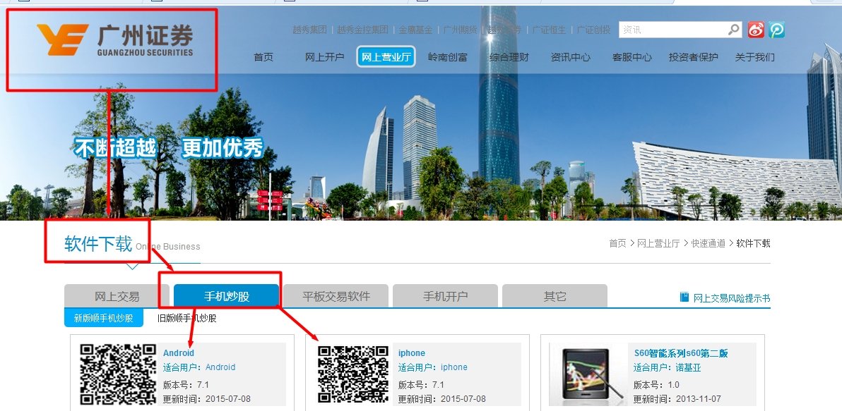 哪里下载手机广州证券交易软件