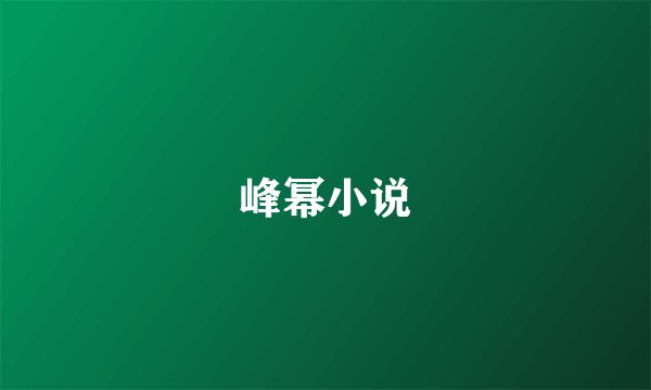 峰幂小说