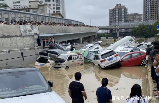郑州又发暴雨预警，高架上停满了车，市民的心理阴影面积有多大呢？