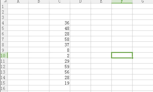 EXCEL表格里怎么一列数字求和？