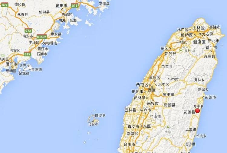 台湾是不是发生了4.1级地震？