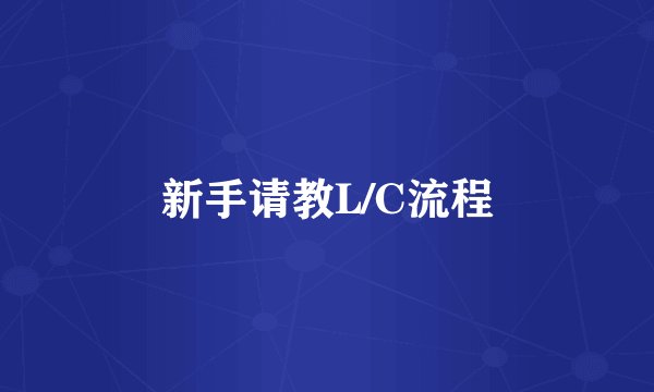 新手请教L/C流程