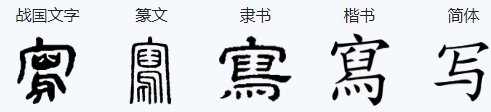 写字的写笔顺有哪些