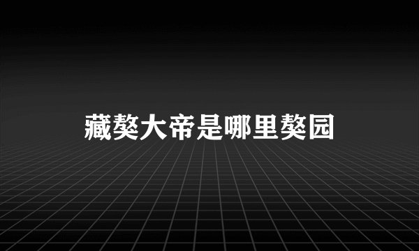 藏獒大帝是哪里獒园