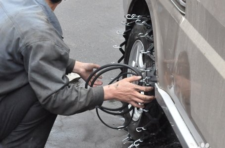 汽车防滑链怎么安装