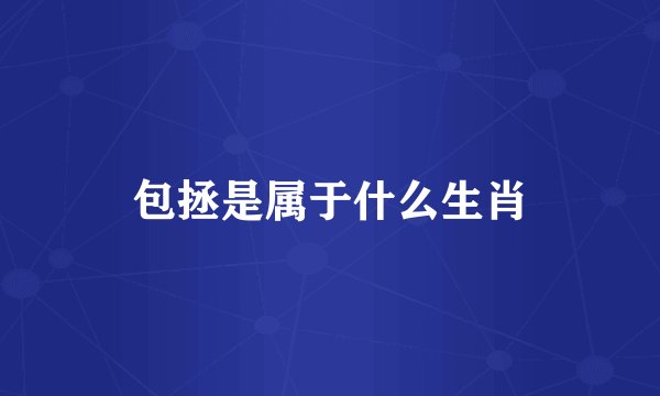 包拯是属于什么生肖