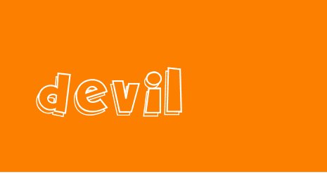 devil是什么意思英语