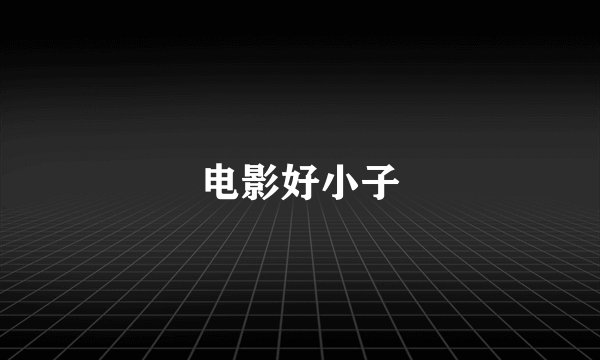 电影好小子