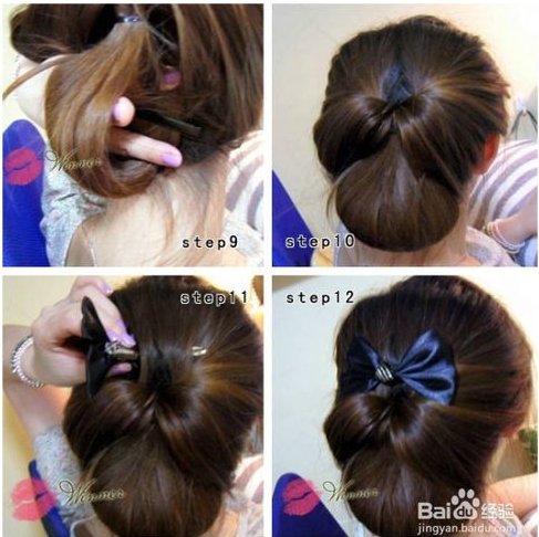 自己给自己怎么扎好看的头发
