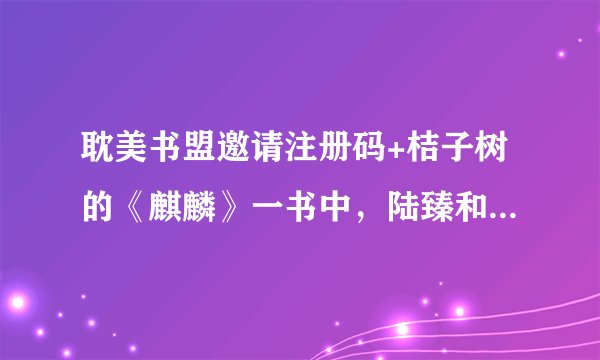 耽美书盟邀请注册码+桔子树的《麒麟》一书中，陆臻和夏明朗第一次相遇时夏明朗使用的枪械是？