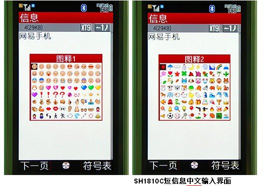 夏普1810短信有背景的表情有几个啊？是哪些啊？谢谢！