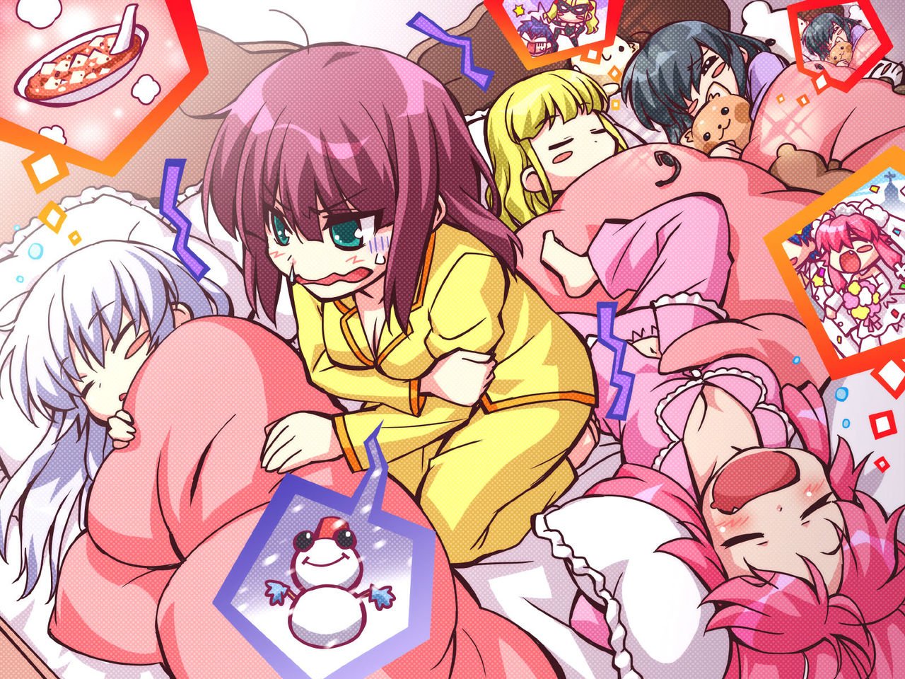 求Angel Beats 每集结尾的全人物到齐壁纸 或者主题