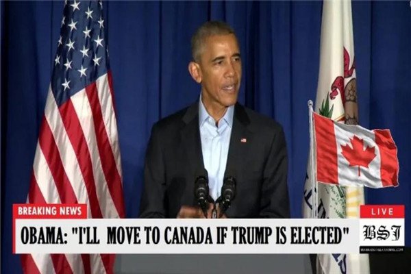 如果特朗普再次当选，奥巴马真的会移民加拿大吗？