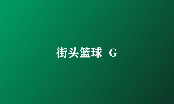 街头篮球  G