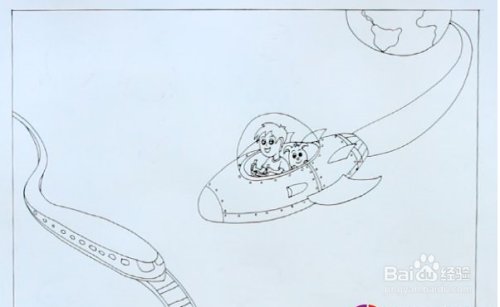 儿童怎样画少年儿童科学幻想绘画